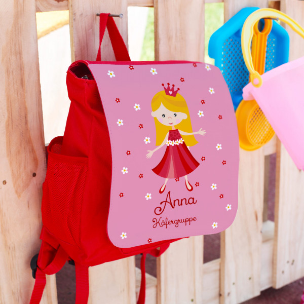 Kindergartenrucksack mit Prinzessinnenmotiv